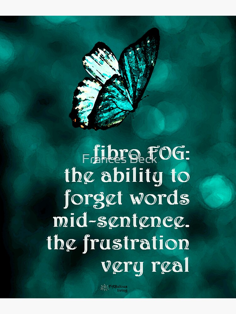 Thumbnail 3 of 3, Sticker, Fibro Fog Butterfly designed and sold by FABulous-living.