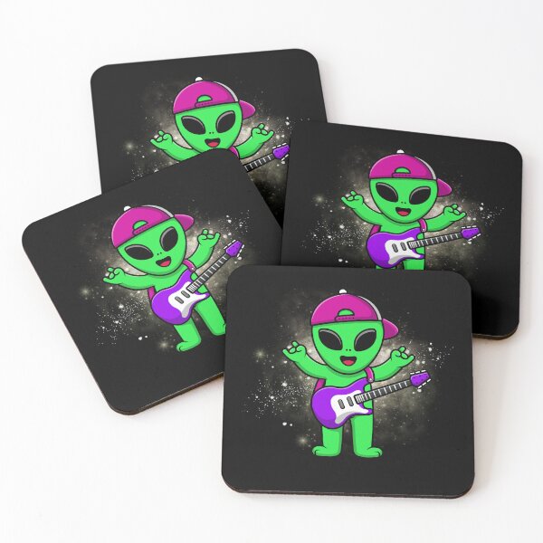 Item preview, Funny alien rock star  designed and sold by reka88.
