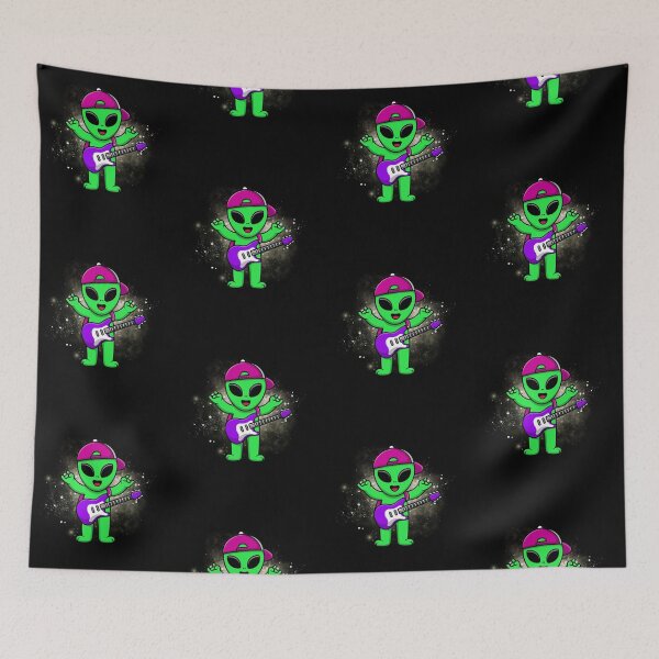 Item preview, Funny alien rock star  designed and sold by reka88.
