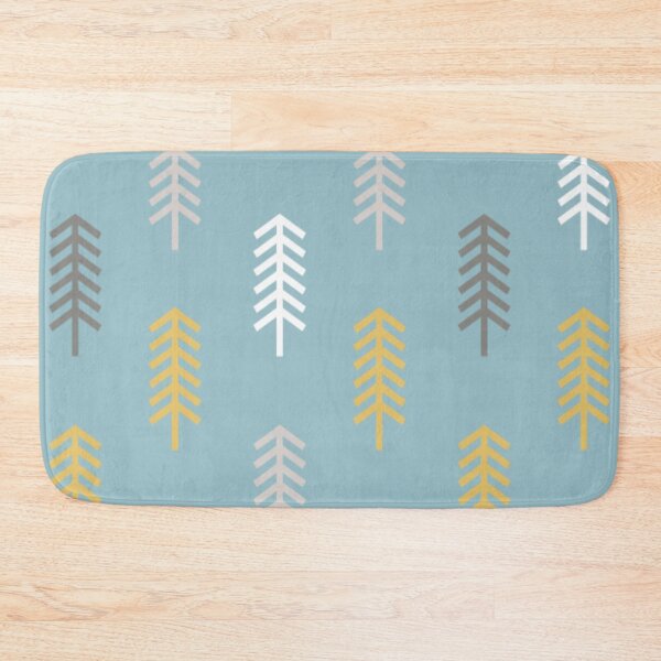 Item preview, Minimalist Tree Pattern In Blues designed and sold by handsoftime2020.