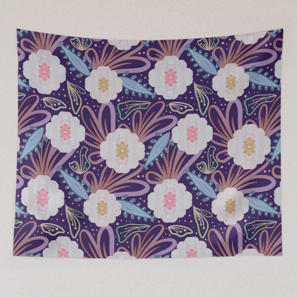 Item preview, Magical Garden - Royal Purple designed and sold by JaselviiStudio.