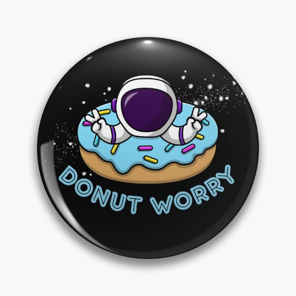 Item preview, Donut worry funny astronaut with a donut designed and sold by reka88.