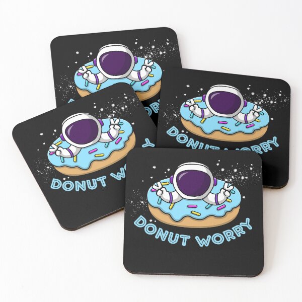 Item preview, Donut worry funny astronaut with a donut designed and sold by reka88.