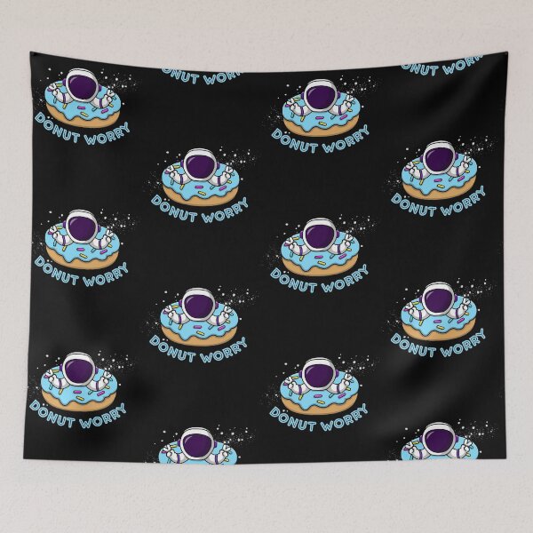 Item preview, Donut worry funny astronaut with a donut designed and sold by reka88.