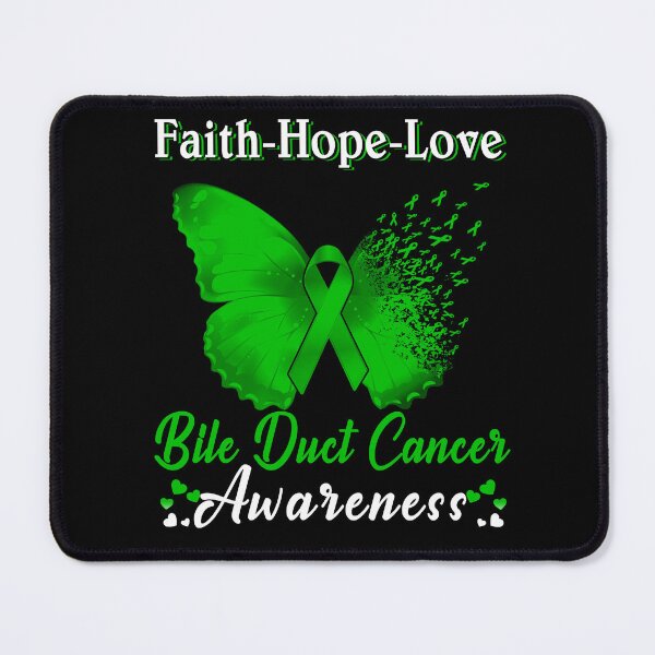 Item preview, Faith Hope Love Butterfly Bile Duct Cancer Awareness designed and sold by Gillosina.