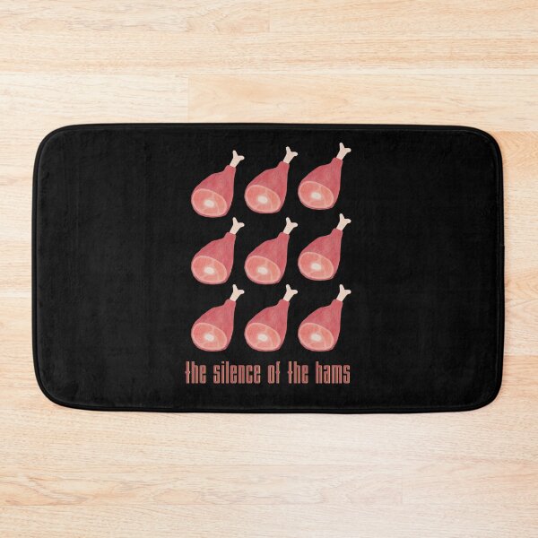 Item preview, The Silence of the Hams - Funny meat lovers design designed and sold by tinytiger77.
