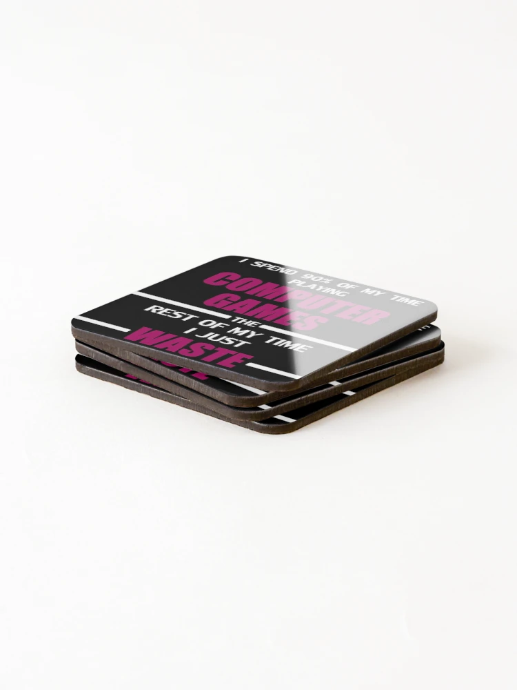 Thumbnail 4 of 5, Coasters (Set of 4), Computer Gaming designed and sold by RixzStuff.