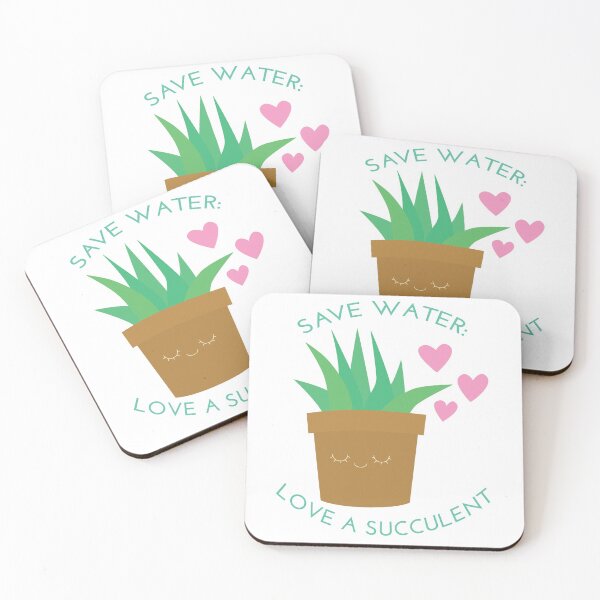 Item preview, Save Water: Love a Suculent designed and sold by Julia Grosvenor.
