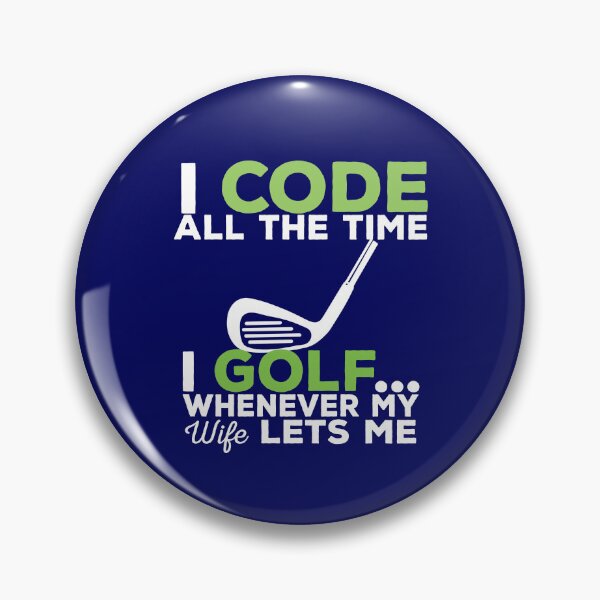 Artikelvorschau, Ich programmiere die ganze Zeit. Lustiger Programmierer, der Humor-Golfliebhaber codiert entworfen und verkauft von SharpThreadZ.