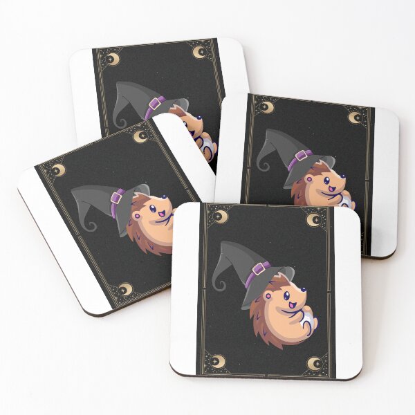Item preview, witchy hedgehog halloween designed and sold by Salahboulehoual.