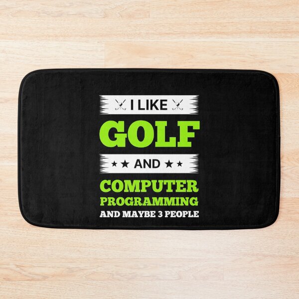 Item preview, I Like Golf And Computer Programming Funny Programmer Golf Lover designed and sold by SharpThreadZ.