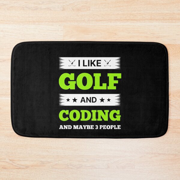 Artikelvorschau, Ich mag Golf und Programmieren. Lustiger Programmier-Humor-Golfliebhaber entworfen und verkauft von SharpThreadZ.