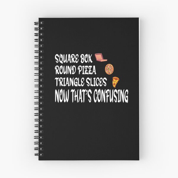 Item preview, SQUARE BOX ROUND PIZZA TRIANGLE SLICES NOW THAT’S CONFUSING designed and sold by CHOOSEYOURS SHOP.