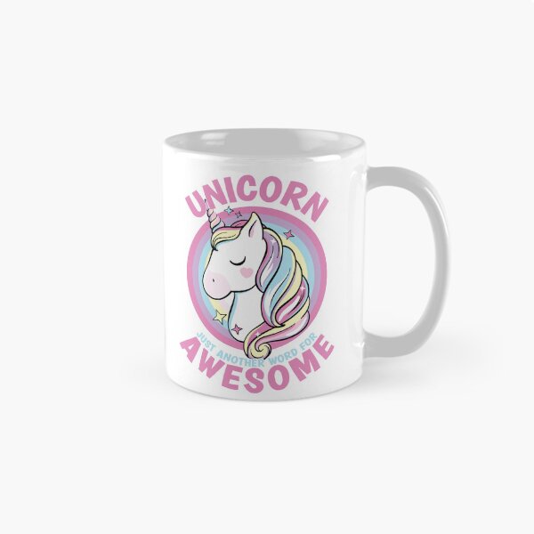 Item preview, Cute Cartoon Unicorn Just Another Word For Awesome Pastel designed and sold by RoguePixel.