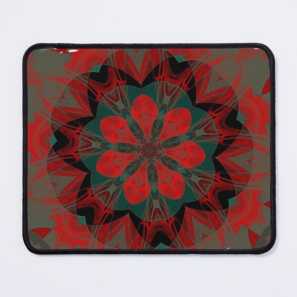 Item preview, Geometrix Red Flower designed and sold by Marzena Salwowska.