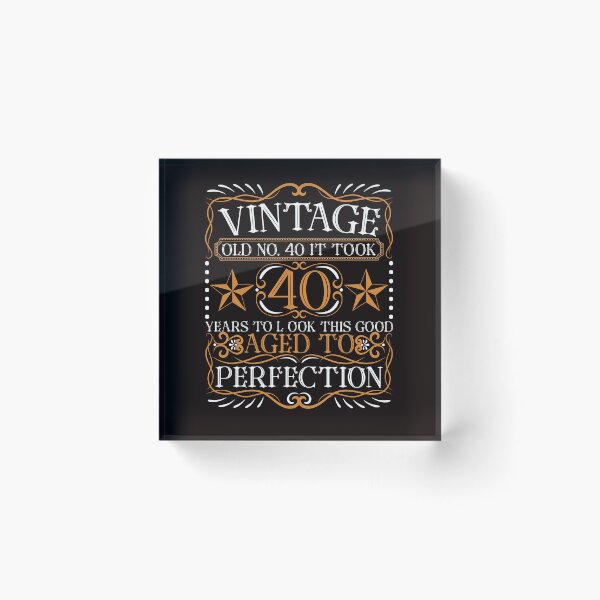 Item preview, 40 look this good Vintage Birthday designed and sold by netdota.