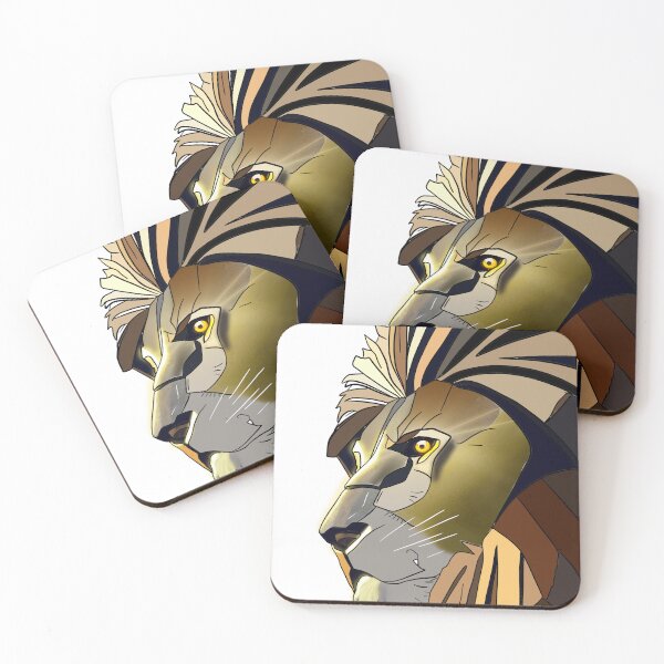 Item preview, Golden Lion | Majestic Lion Sticker Art designed and sold by Neshmi.