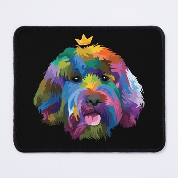 Item preview, Cockapoo - Cocker Spaniel Colorful Dog illustration designed and sold by blackdogshop.