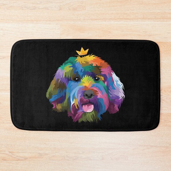 Item preview, Cockapoo - Cocker Spaniel Colorful Dog illustration designed and sold by blackdogshop.