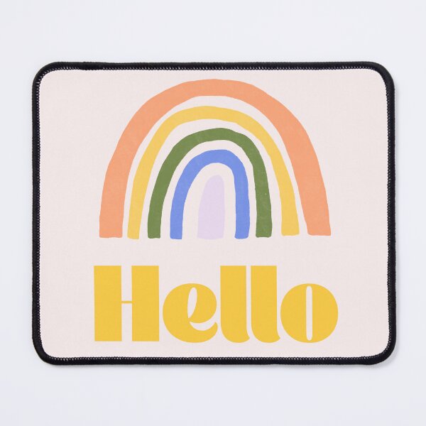 Item preview, Cute Rainbow Boho Hello Greetings Positive Fun Kind Inspire designed and sold by goodprana3891.
