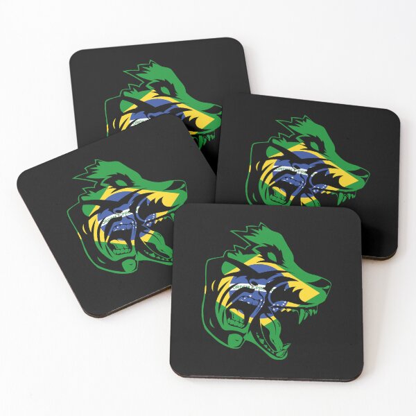 Item preview, Brazilian Flag Brazil Flag Werewolf Wolf Sport  designed and sold by BEAST NYC.