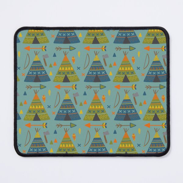 Item preview, Cute Western Boho Design With Teepees, Bows And Arrows designed and sold by handsoftime2020.