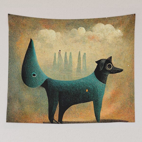 Item preview, dog with some buildings as the backround designed and sold by owenmorgan.