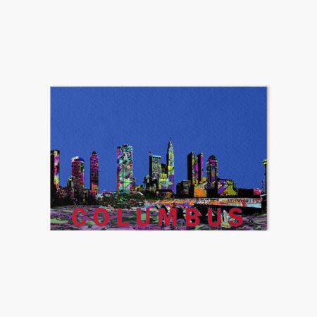 Louisville Skyline Outline Art Board Print for Sale by kosmickow