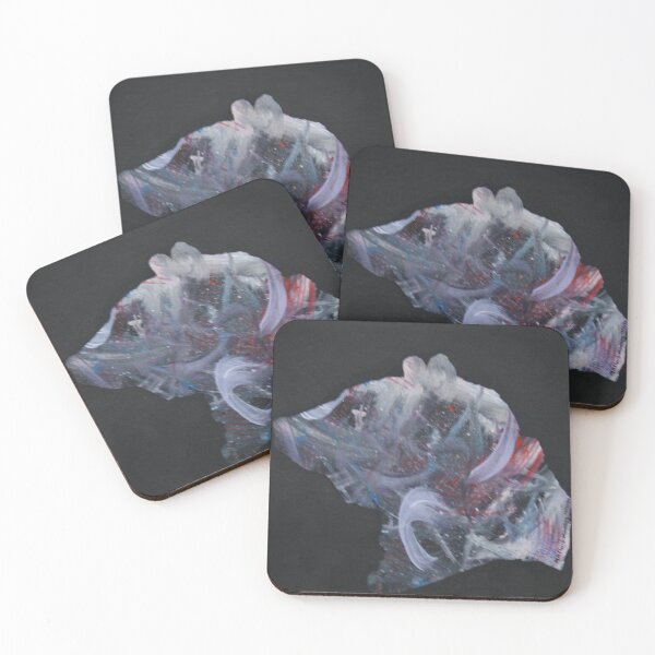 Item preview, Bear silhouette with abstract art center designed and sold by mkfloriomanning.