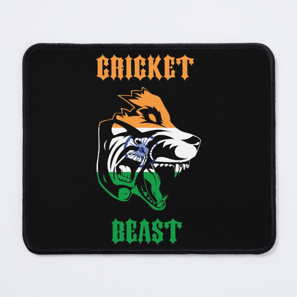 Item preview, Cricket Indian Flag India Flag Werewolf Fan Cricket World Cup designed and sold by BEAST NYC.