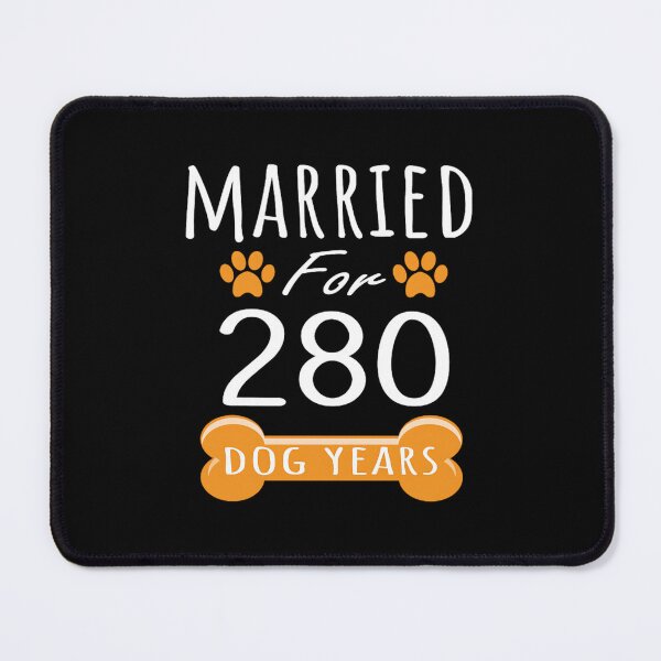 Item preview, 40th anniversary funny married for 280 dog years marriage design art grabitees transparent designed and sold by eythsintaa.