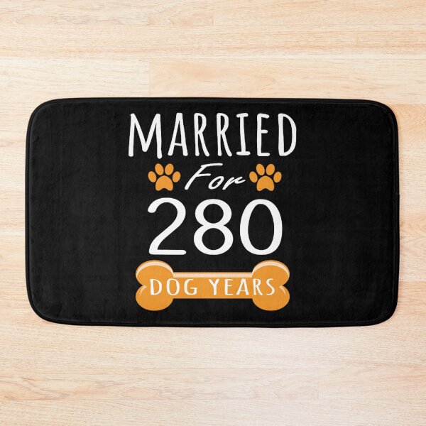 Item preview, 40th anniversary funny married for 280 dog years marriage design art grabitees transparent designed and sold by eythsintaa.