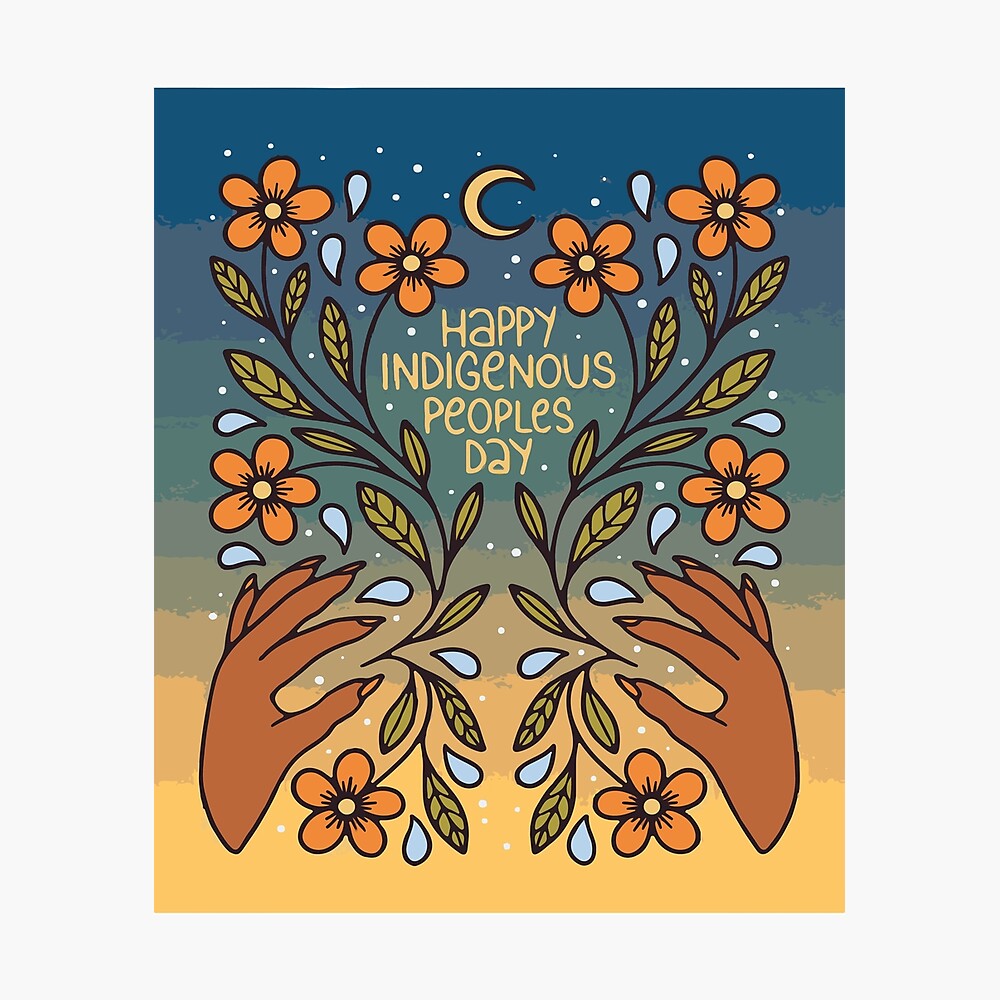FUNNY indigenous peoples' day  Poster