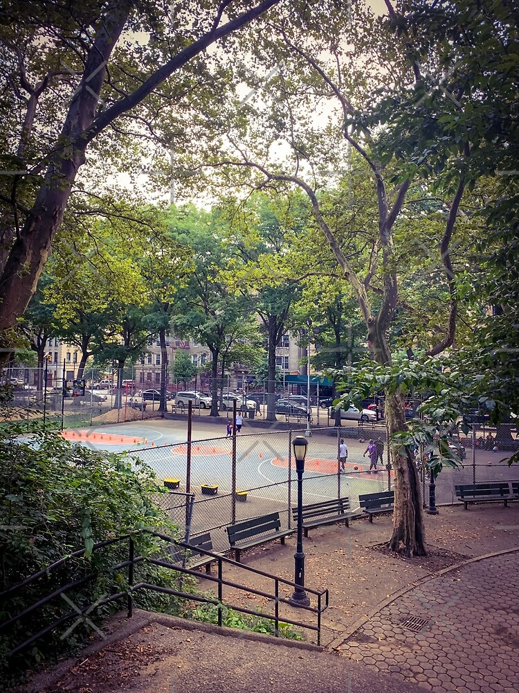 Park Basket Playground Harlem New York City " Poster for Sale by eleonoraingrid