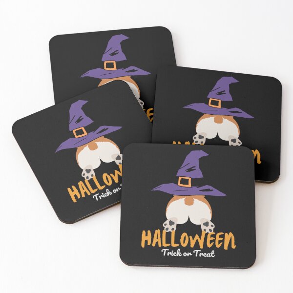 Item preview, Corgi halloween. trick or treat which hat corgi butt designed and sold by T-Look.