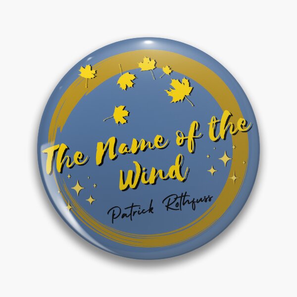 Item preview, The Name of the Wind - Patrick Rothfuss Epic Fantasy Book Literature Simple Minimal Aesthetic designed and sold by weboftigers.