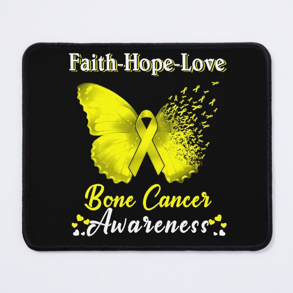 Item preview, Faith Hope Love Butterfly Bone Cancer Awareness designed and sold by Gillosina.