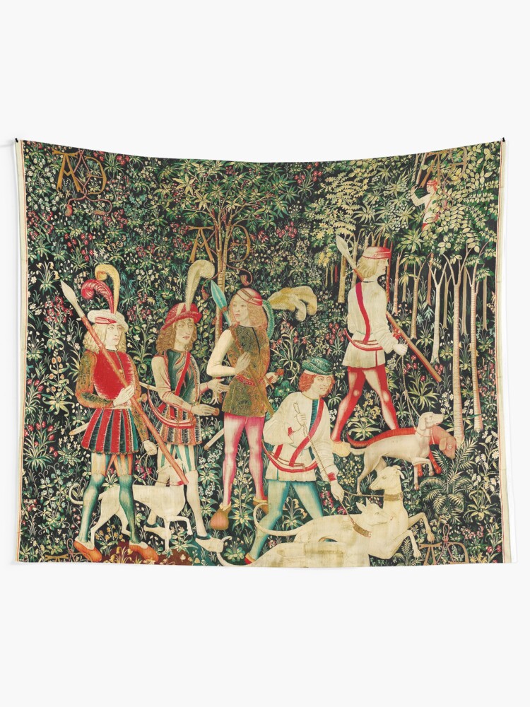 "HD The Hunt of the Unicorn (1494 aprox)" Tapestry by mindthecherry