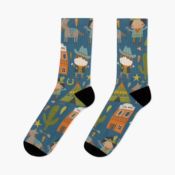 Item preview, Cute Cowboy And American Indian Design designed and sold by handsoftime2020.