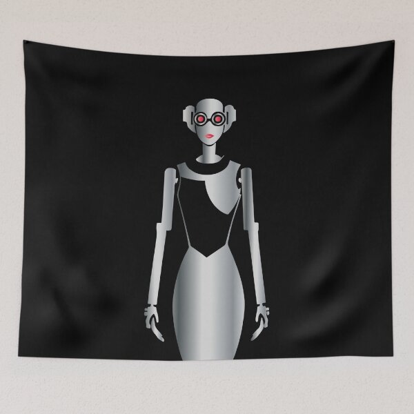 Item preview, Female Robot designed and sold by ArtFactoryAI.