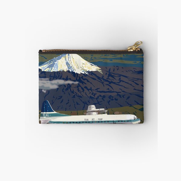 Item preview, Mount Taranaki and Lockheed L-188 Electra, New Zealand, 1959 designed and sold by contourcreative.