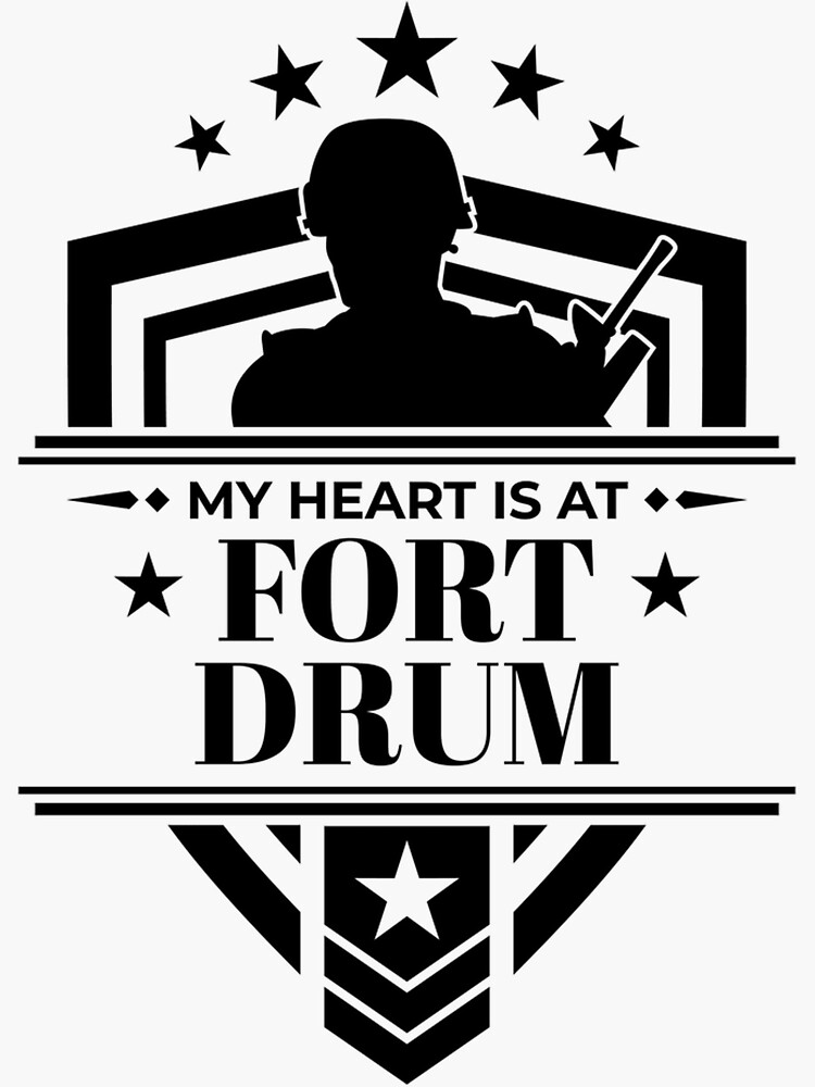 "Fort Drum " Sticker for Sale by jtrenshaw Redbubble