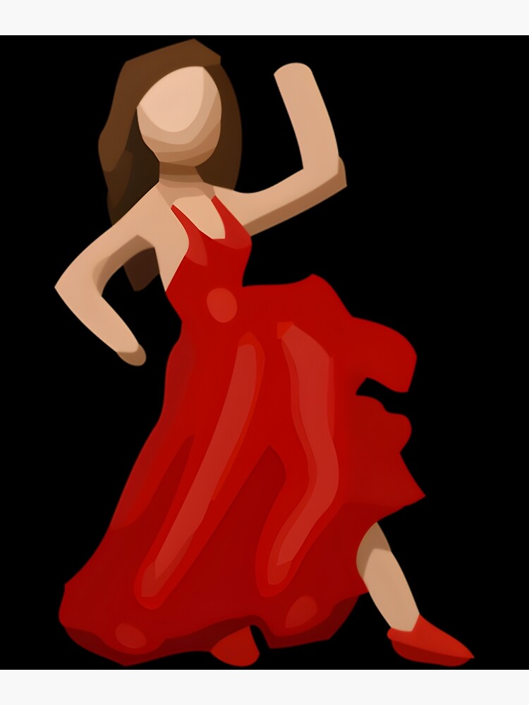 "Dancer Emoji Classic " Poster for Sale by curhatchamtum Redbubble