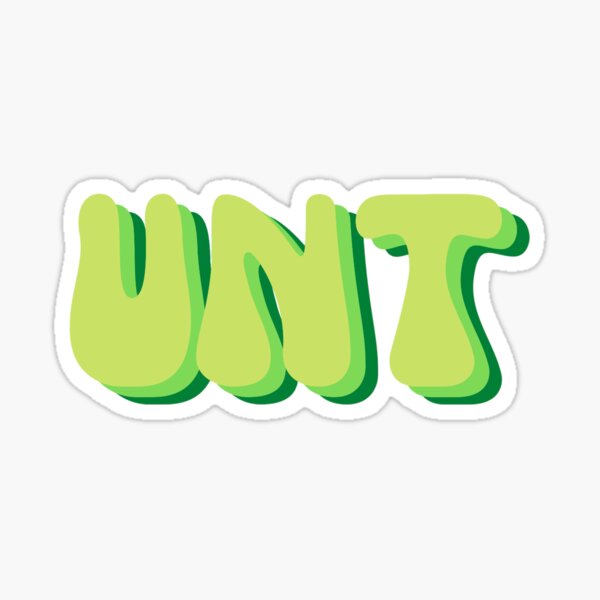 Bubble Letters Stickers