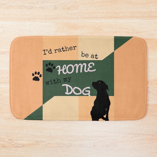 Item preview, I'd Rather Be At Home With My Dog designed and sold by biceptual.