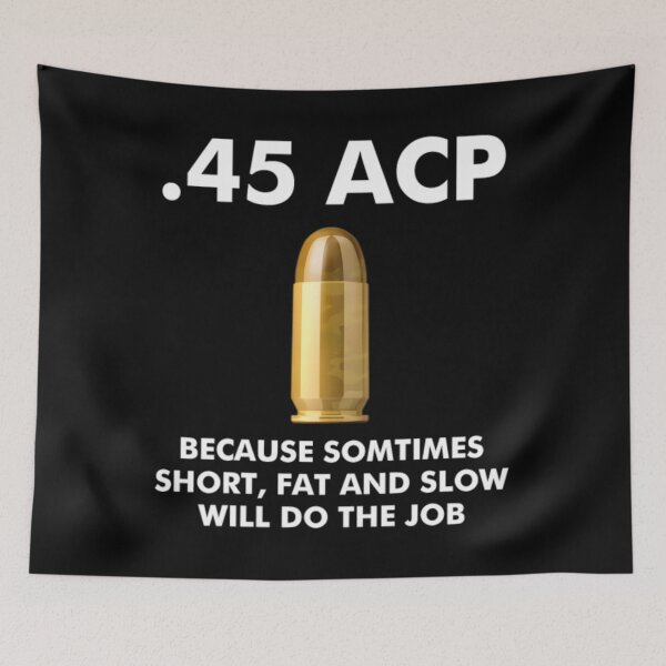Item preview, 45 ACP Because Sometimes Short Fat Will Do The Job designed and sold by eythsintaa.