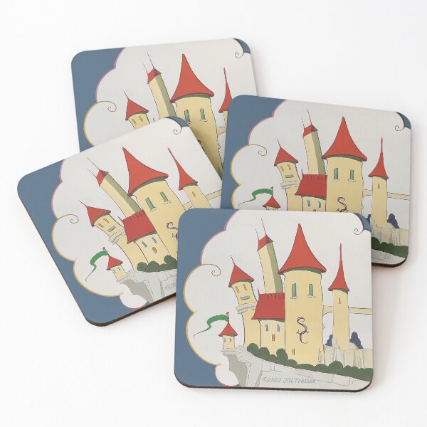 Item preview, Santa's Castle Coaster designed and sold by ActionPratzon.