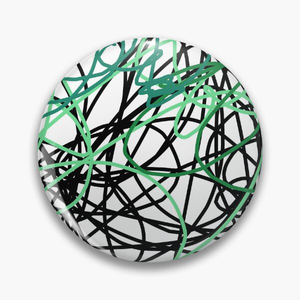 Item preview, Greens Abstract Swirl designed and sold by ChicknDoodlSoup.