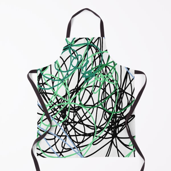 Item preview, Greens Abstract Swirl designed and sold by ChicknDoodlSoup.
