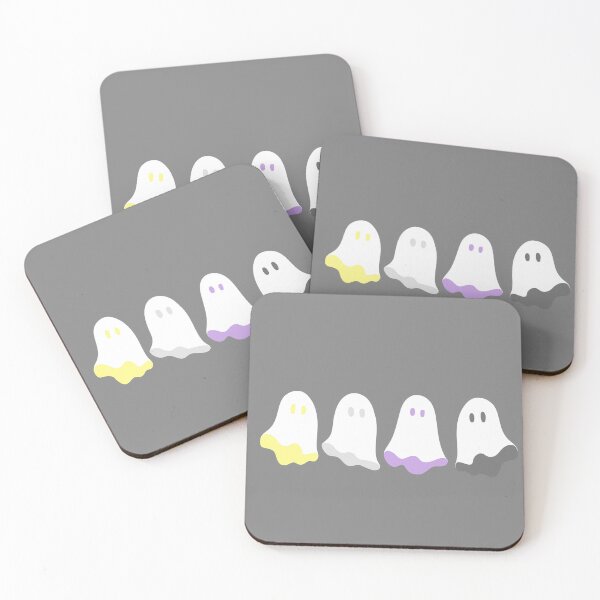Item preview, Nonbinary Ghost Quartet  designed and sold by DoesArtAndStuff.